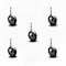 Service Caster 2.25 Inch Bright Chrome Soft Tread Ball Caster - Grip Neck Stem - SCC, 5PK SCC-GN01S214-DCR-BC-5 - alternate 1